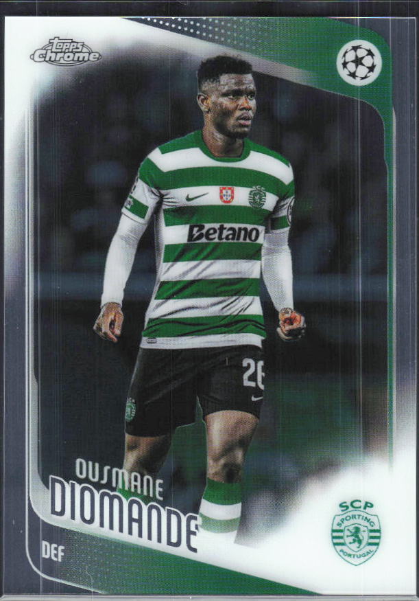 Ousmane Diomande – 2025-26 Topps Chrome UEFA Club Competitions #104 – framsida