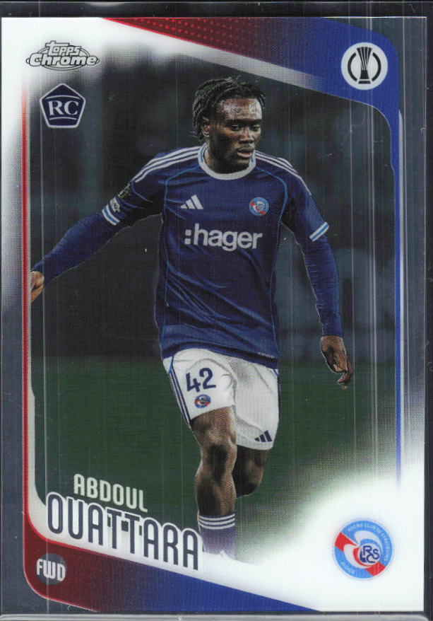 Abdoul Ouattara – 2025-26 Topps Chrome UEFA Club Competitions #114 – framsida