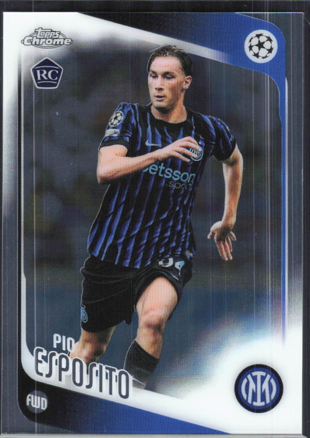 Pio Esposito – 2025-26 Topps Chrome UEFA Club Competitions #163 – framsida