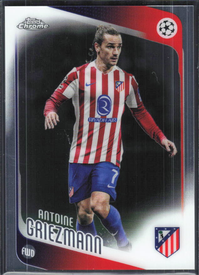 Antoine Griezmann – 2025-26 Topps Chrome UEFA Club Competitions #82 – framsida
