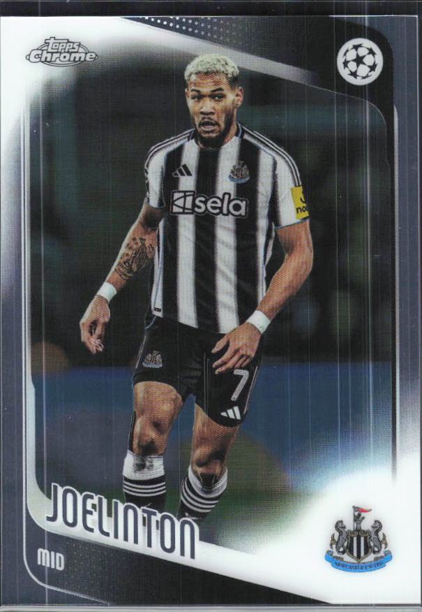 Joelinton – 2025-26 Topps Chrome UEFA Club Competitions #23 – framsida