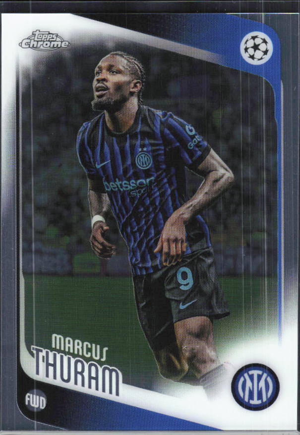 Marcus Thuram – 2025-26 Topps Chrome UEFA Club Competitions #48 – framsida