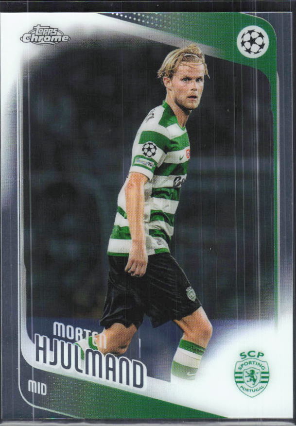 Morten Hjulmand – 2025-26 Topps Chrome UEFA Club Competitions #199 – framsida