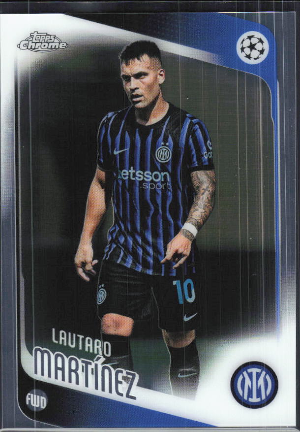 Lautaro Martínez – 2025-26 Topps Chrome UEFA Club Competitions #156 – framsida