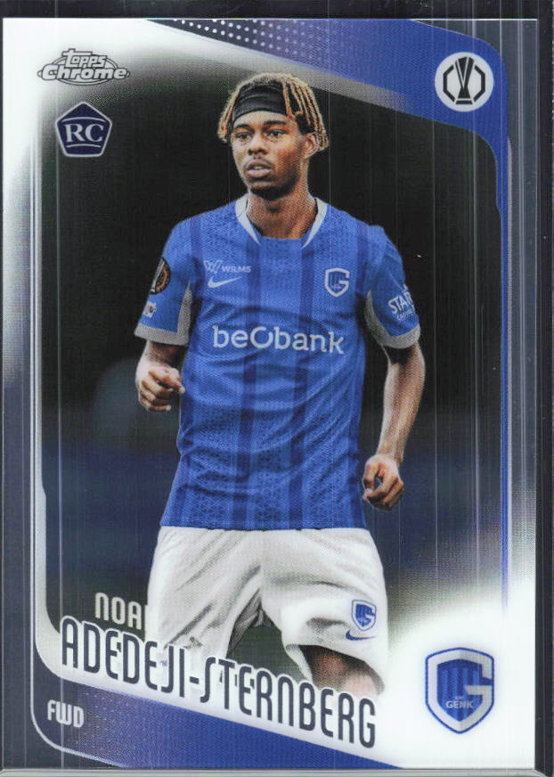 Noah Adedeji-Sternberg – 2025-26 Topps Chrome UEFA Club Competitions #122 – framsida