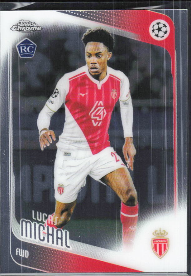 Lucas Michal – 2025-26 Topps Chrome UEFA Club Competitions #94 – framsida