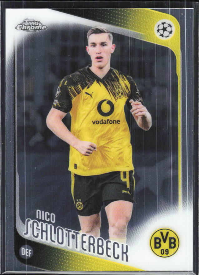 Nico Schlotterbeck – 2025-26 Topps Chrome UEFA Club Competitions #99 – framsida