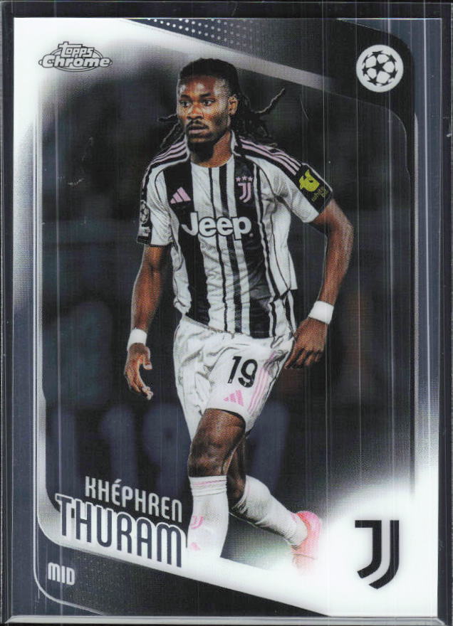 Khéphren Thuram – 2025-26 Topps Chrome UEFA Club Competitions #71 – framsida