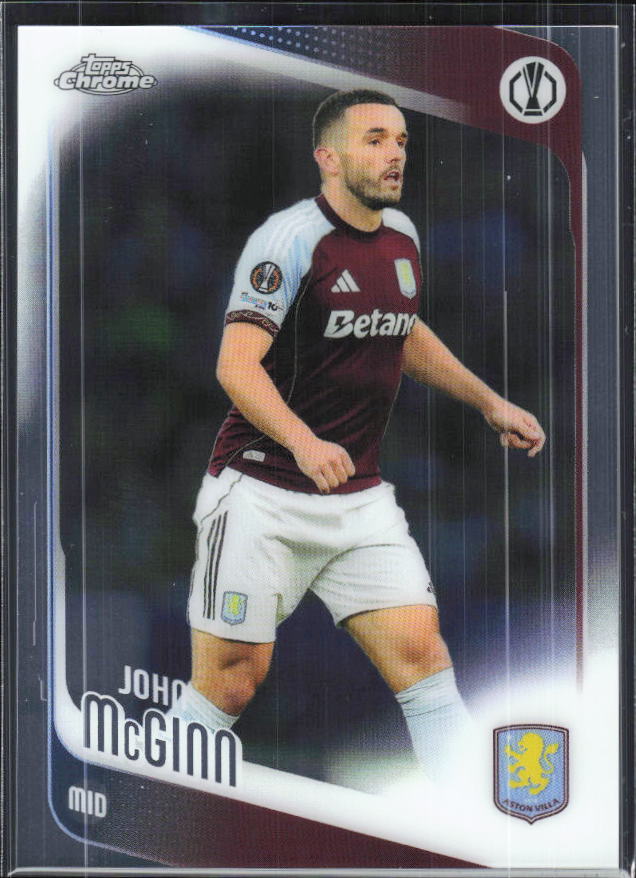 John McGinn – 2025-26 Topps Chrome UEFA Club Competitions #28 – framsida
