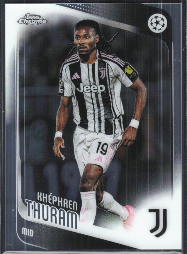 Khéphren Thuram – 2025-26 Topps Chrome UEFA Club Competitions #71 – framsida