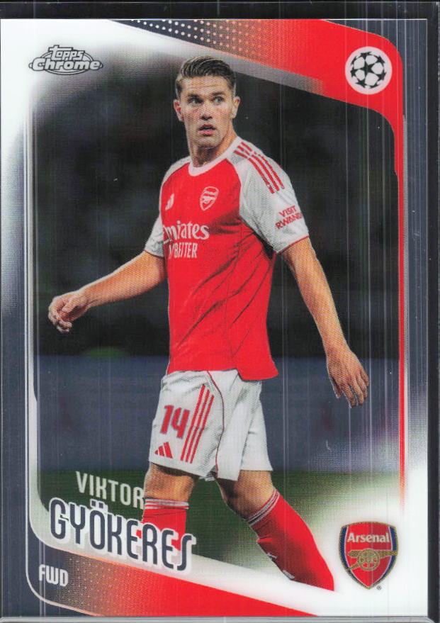 Viktor Gyökeres – 2025-26 Topps Chrome UEFA Club Competitions #42 – framsida