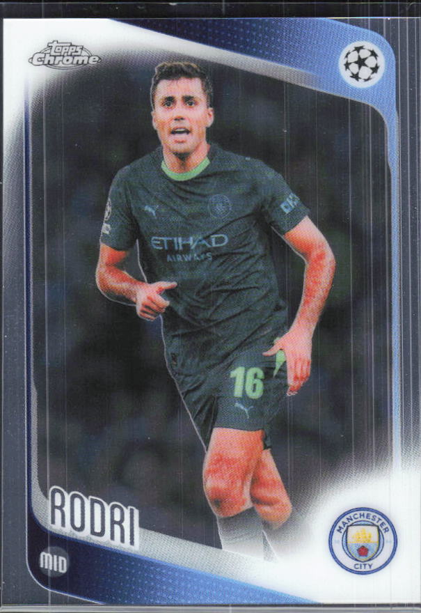 Rodri – 2025-26 Topps Chrome UEFA Club Competitions #171 – framsida