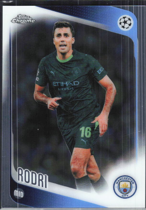 Rodri – 2025-26 Topps Chrome UEFA Club Competitions #171 – framsida