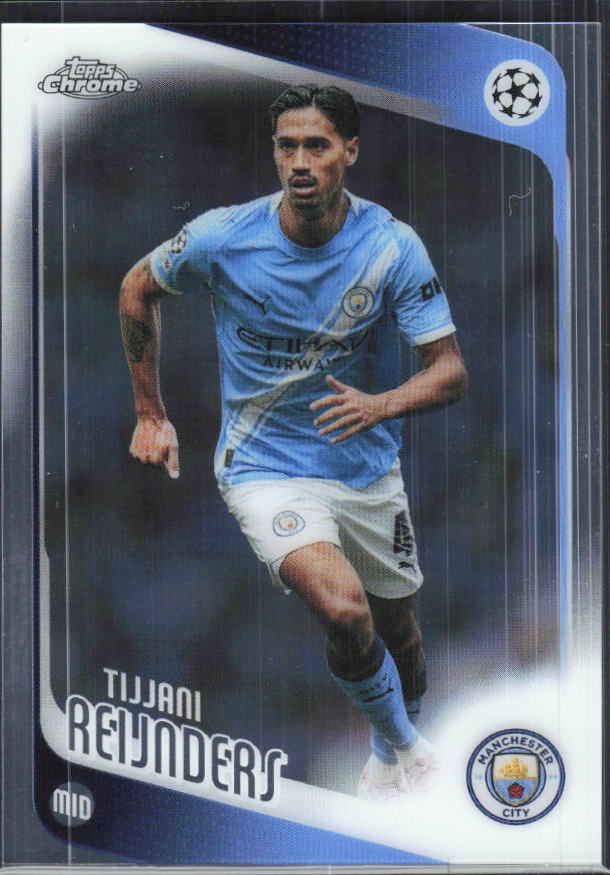 Tijjani Reijnders – 2025-26 Topps Chrome UEFA Club Competitions #155 – framsida