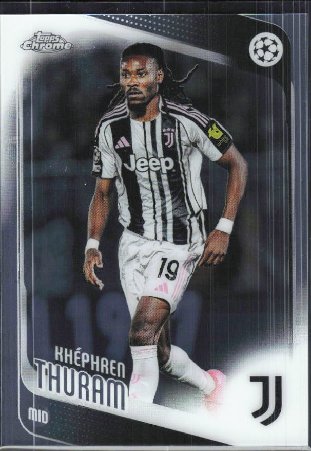 Khéphren Thuram – 2025-26 Topps Chrome UEFA Club Competitions #71 – framsida