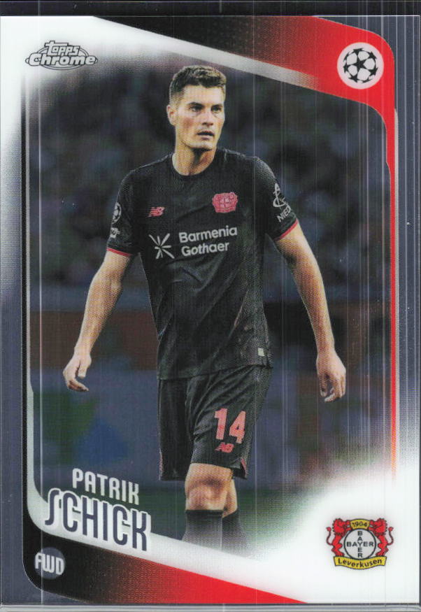 Patrik Schick – 2025-26 Topps Chrome UEFA Club Competitions #153 – framsida