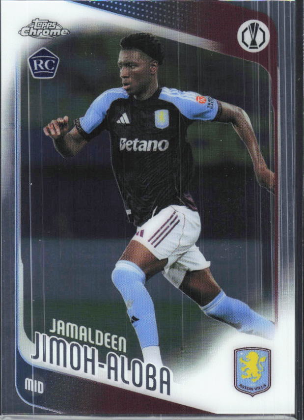 Jamaldeen Jimoh-Aloba – 2025-26 Topps Chrome UEFA Club Competitions #8 – framsida
