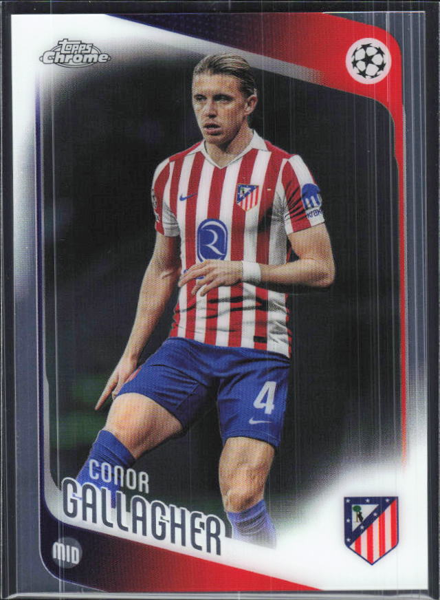 Conor Gallagher – 2025-26 Topps Chrome UEFA Club Competitions #189 – framsida