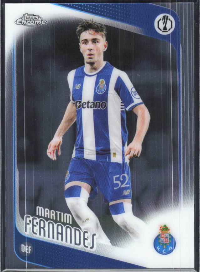Martim Fernandes – 2025-26 Topps Chrome UEFA Club Competitions #62 – framsida