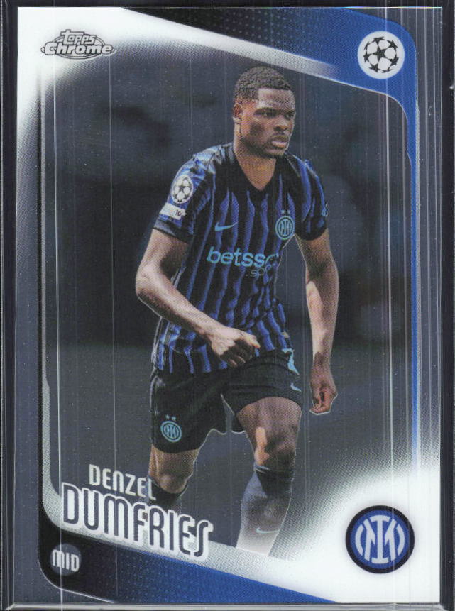 Denzel Dumfries – 2025-26 Topps Chrome UEFA Club Competitions #145 – framsida