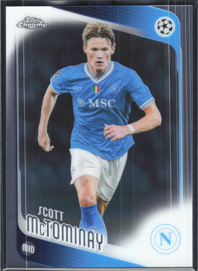 Scott McTominay – 2025-26 Topps Chrome UEFA Club Competitions #41 – framsida