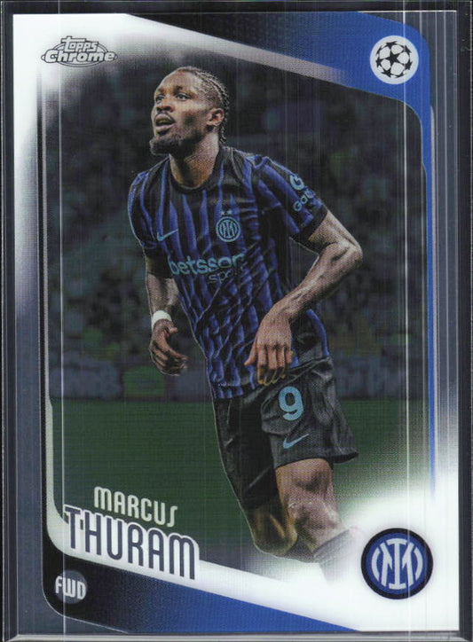 Marcus Thuram – 2025-26 Topps Chrome UEFA Club Competitions #48 – framsida