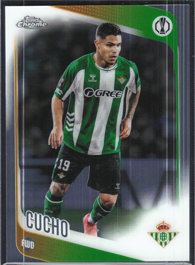 Cucho – 2025-26 Topps Chrome UEFA Club Competitions #51 – framsida
