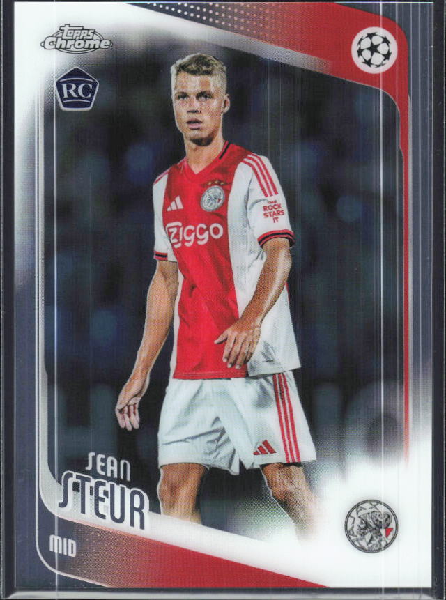 Sean Steur – 2025-26 Topps Chrome UEFA Club Competitions #43 – framsida