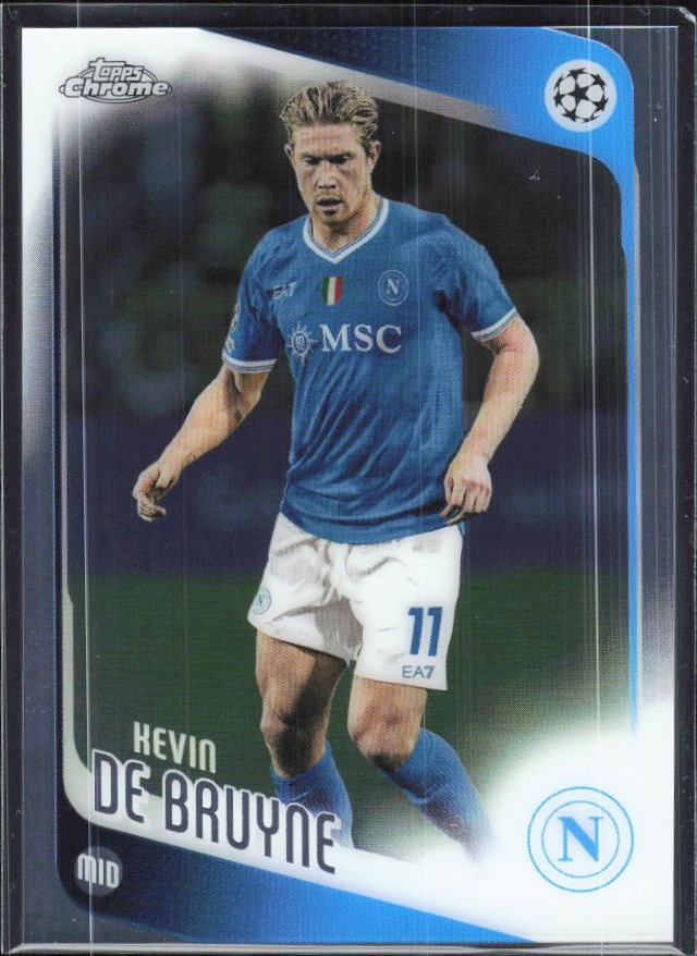 Kevin De Bruyne – 2025-26 Topps Chrome UEFA Club Competitions #200 – framsida