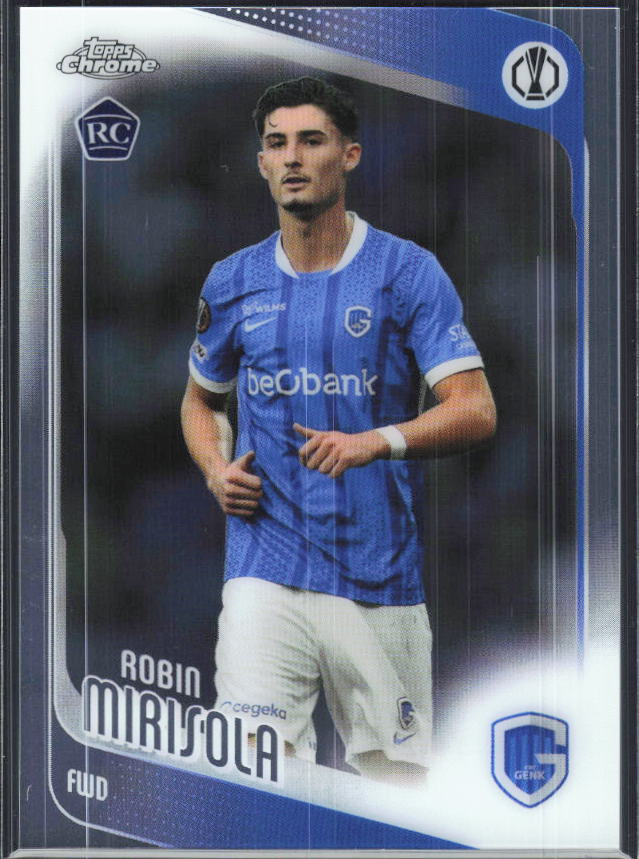 Robin Mirisola – 2025-26 Topps Chrome UEFA Club Competitions #26 – framsida