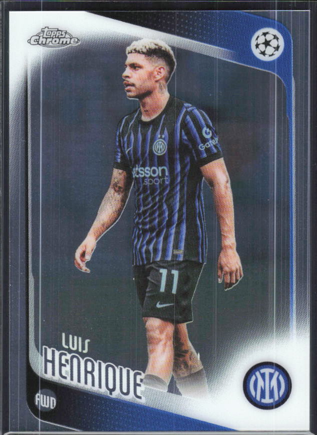 Luis Henrique – 2025-26 Topps Chrome UEFA Club Competitions #131 – framsida