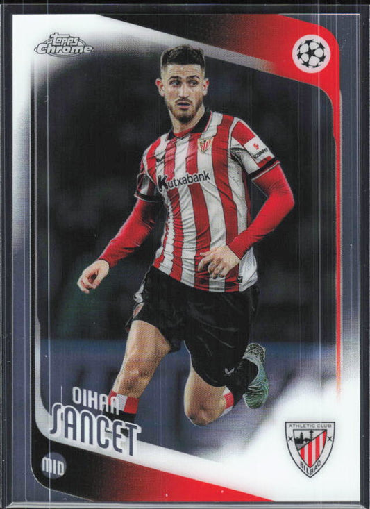 Oihan Sancet – 2025-26 Topps Chrome UEFA Club Competitions #195 – framsida