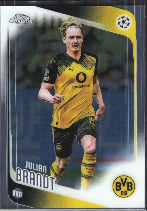 Julian Brandt – 2025-26 Topps Chrome UEFA Club Competitions #81 – framsida