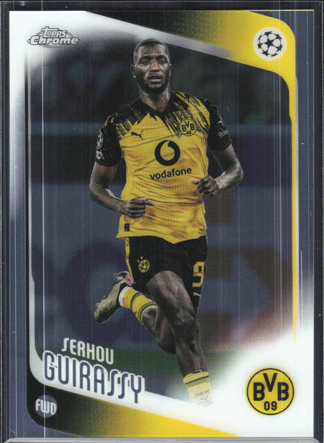 Serhou Guirassy – 2025-26 Topps Chrome UEFA Club Competitions #59 – framsida