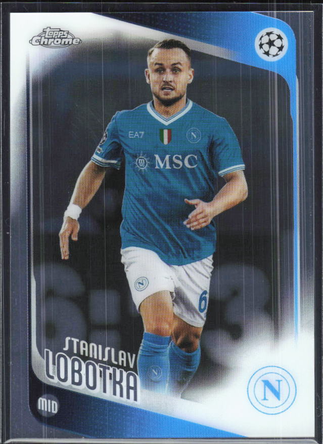 Stanislav Lobotka – 2025-26 Topps Chrome UEFA Club Competitions #11 – framsida