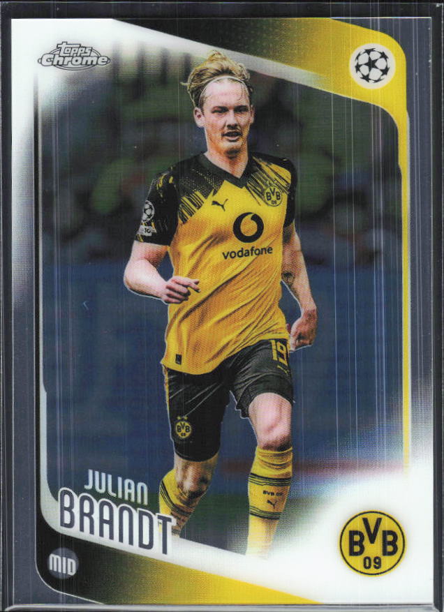Julian Brandt – 2025-26 Topps Chrome UEFA Club Competitions #81 – framsida
