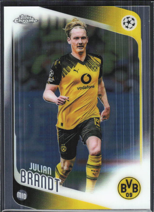 Julian Brandt – 2025-26 Topps Chrome UEFA Club Competitions #81 – framsida