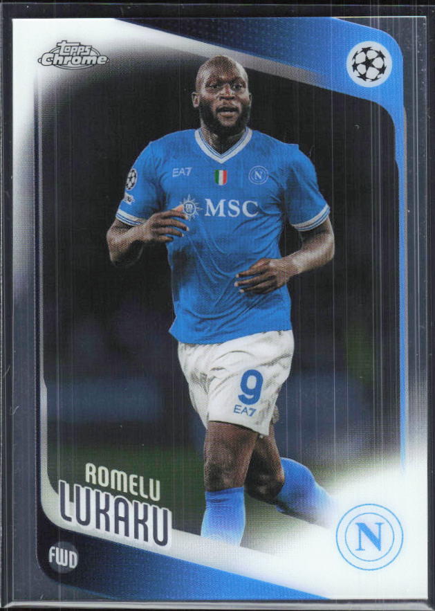 Romelu Lukaku – 2025-26 Topps Chrome UEFA Club Competitions #76 – framsida