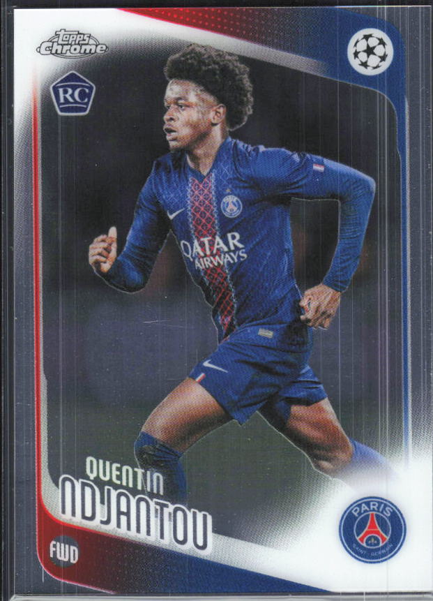 Quentin Ndjantou – 2025-26 Topps Chrome UEFA Club Competitions #166 – framsida