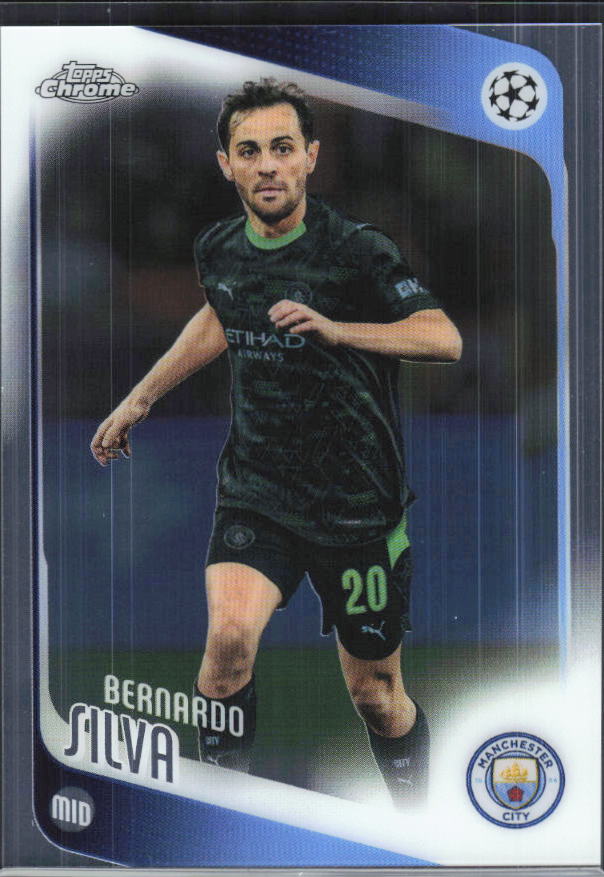 Bernardo Silva – 2025-26 Topps Chrome UEFA Club Competitions #2 – framsida