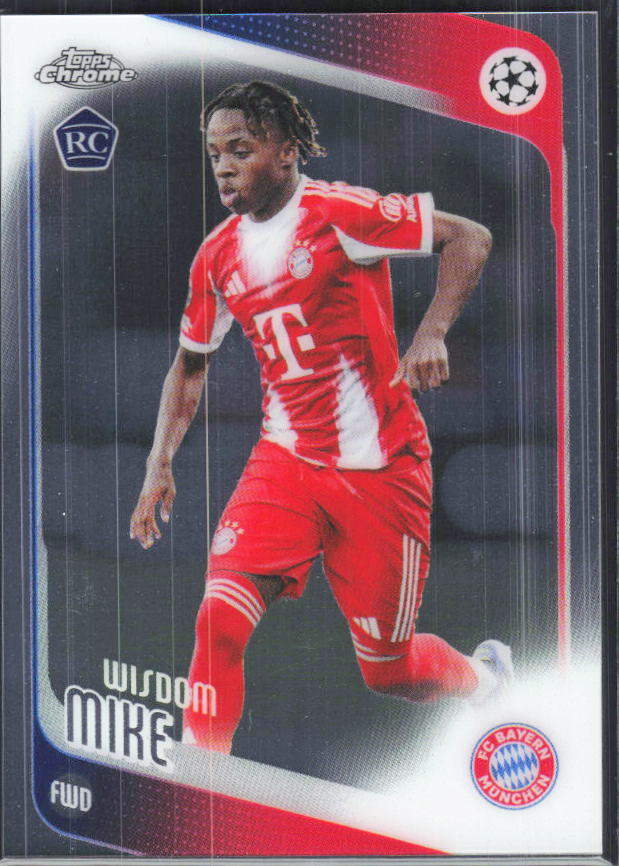 Wisdom Mike – 2025-26 Topps Chrome UEFA Club Competitions #88 – framsida