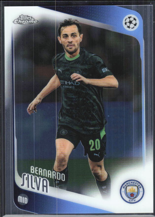 Bernardo Silva – 2025-26 Topps Chrome UEFA Club Competitions #2 – framsida