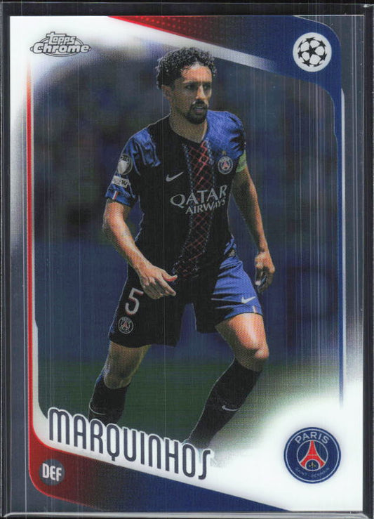 Marquinhos – 2025-26 Topps Chrome UEFA Club Competitions #92 – framsida