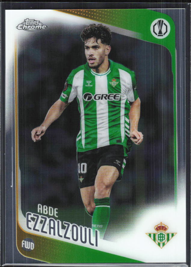 Abde Ezzalzouli – 2025-26 Topps Chrome UEFA Club Competitions #149 – framsida