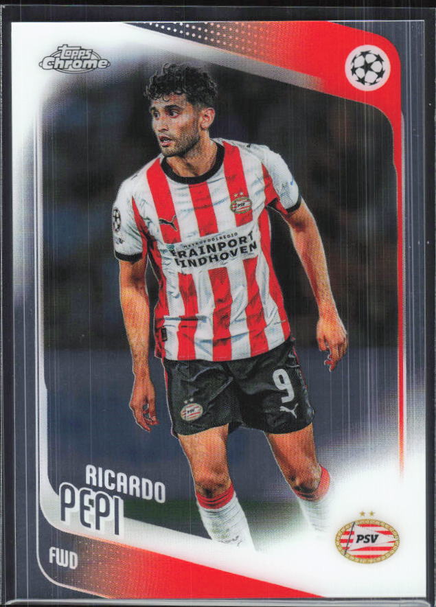 Ricardo Pepi – 2025-26 Topps Chrome UEFA Club Competitions #106 – framsida