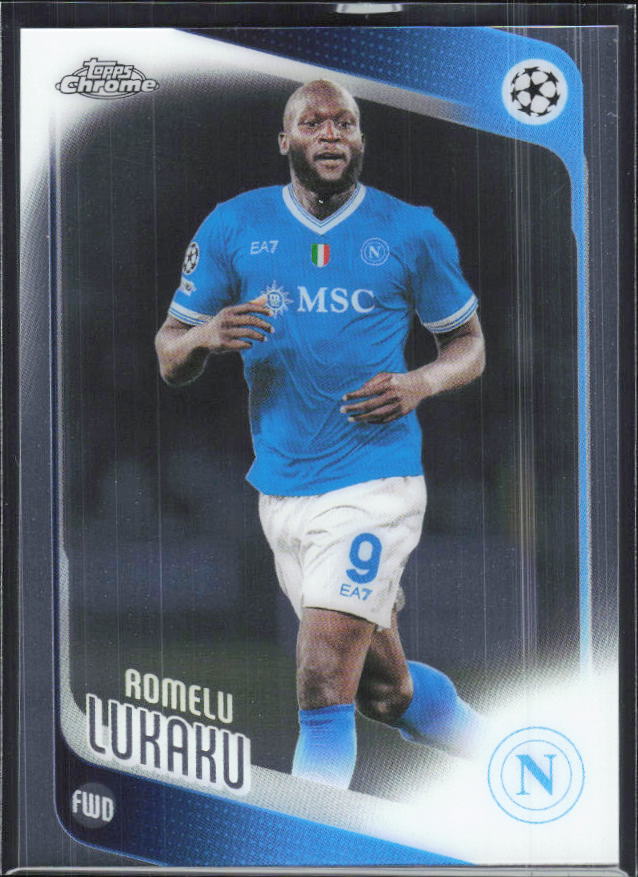 Romelu Lukaku – 2025-26 Topps Chrome UEFA Club Competitions #76 – framsida