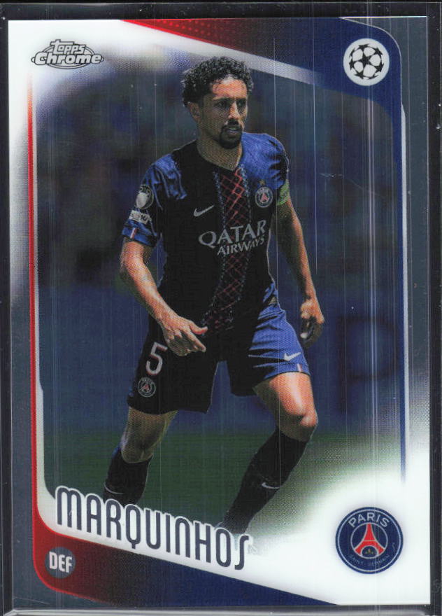 Marquinhos – 2025-26 Topps Chrome UEFA Club Competitions #92 – framsida