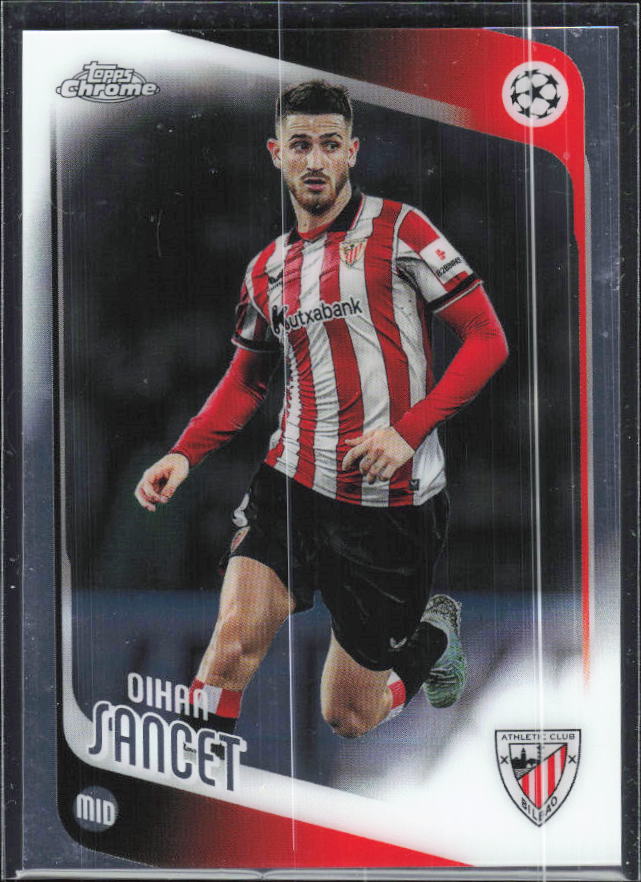 Oihan Sancet – 2025-26 Topps Chrome UEFA Club Competitions #195 – framsida