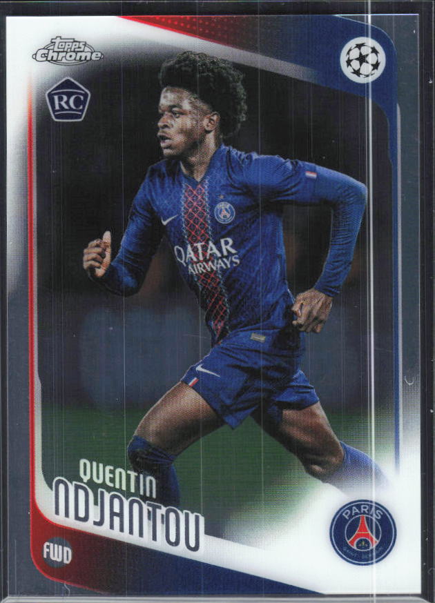 Quentin Ndjantou – 2025-26 Topps Chrome UEFA Club Competitions #166 – framsida