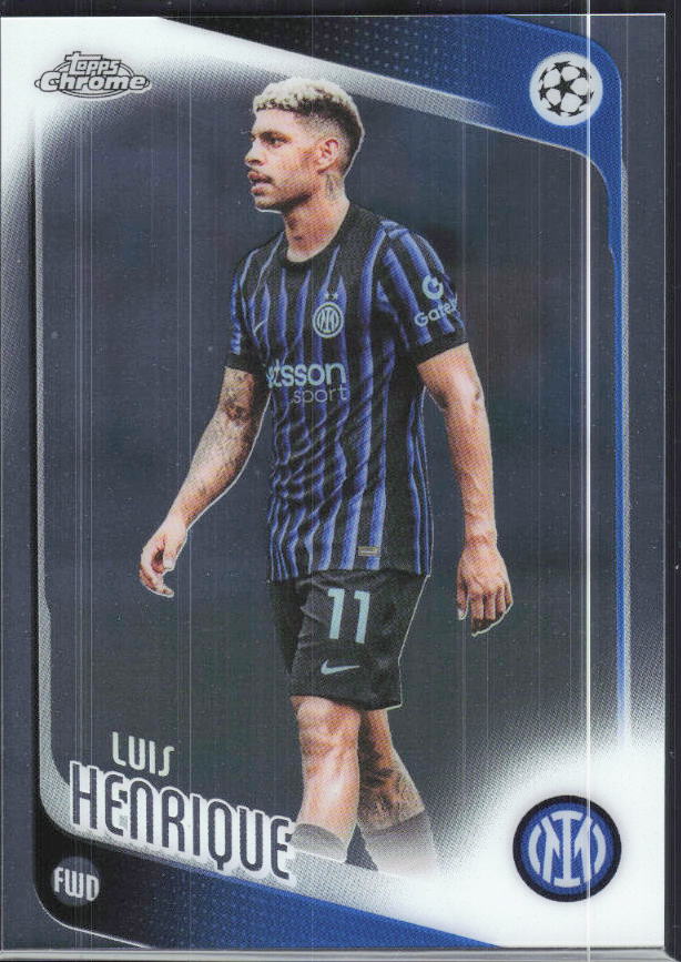 Luis Henrique – 2025-26 Topps Chrome UEFA Club Competitions #131 – framsida
